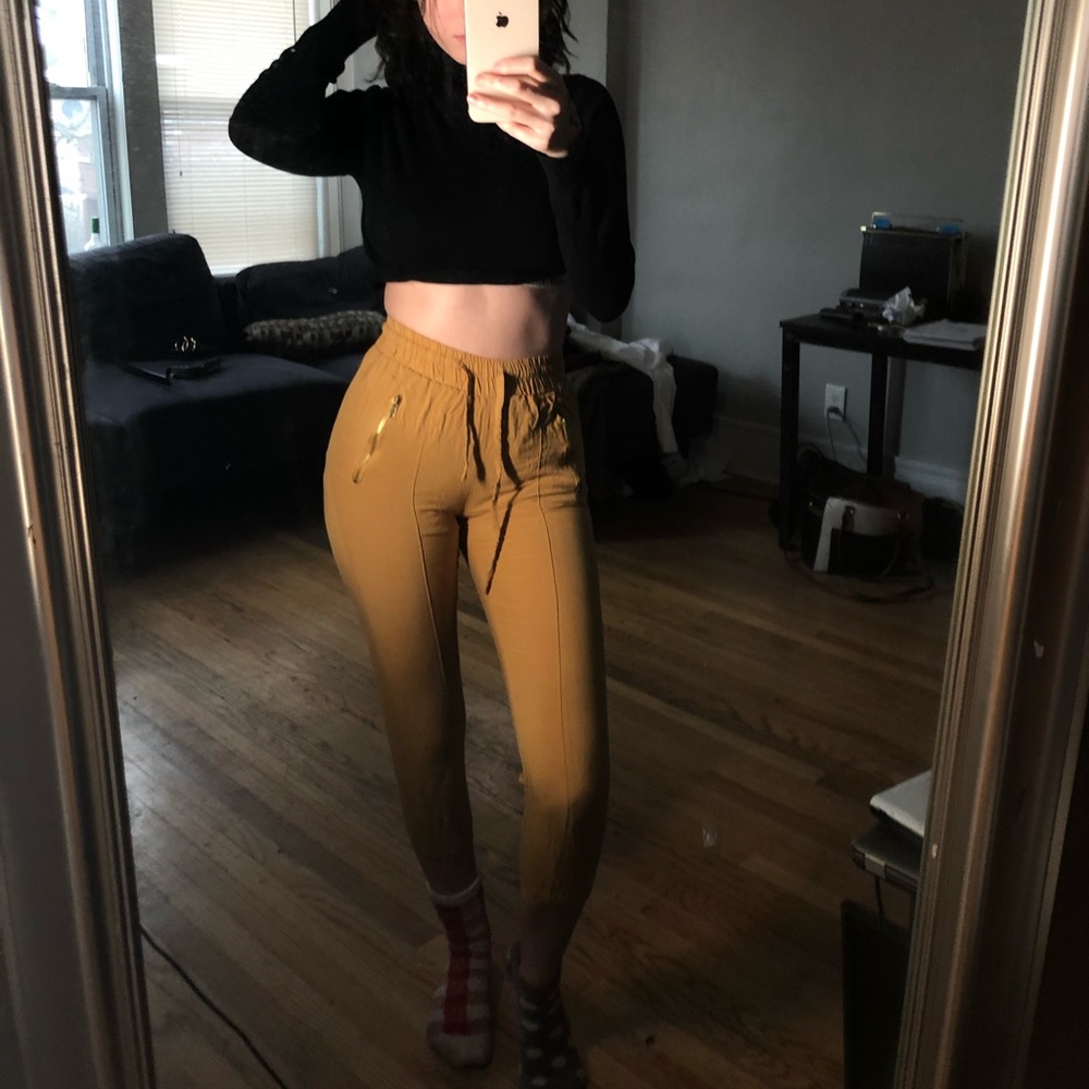 Mustard Track Pants/Joggers